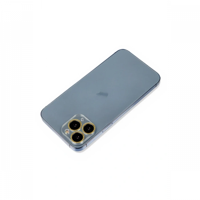 Newface iPhone 11 Pro Shine Kamera Lens Koruma Cam - Gold