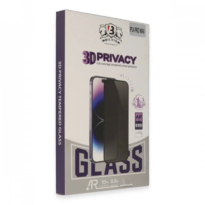 Newface iPhone 12 Pro Max Bilvis 3D Hayalet Cam Ekran Koruyucu