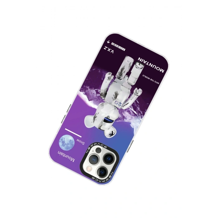 Newface iPhone 12 Pro Max Kılıf Estoril Desenli Kapak - Estoril - 8