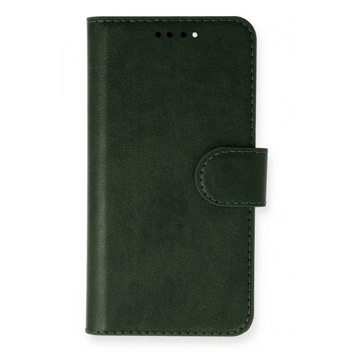 Newface iPhone 13 Mini Kılıf Trend S Plus Kapaklı Kılıf - Yeşil