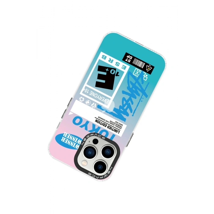 Newface iPhone 13 Pro Kılıf Estoril Desenli Kapak - Estoril - 1