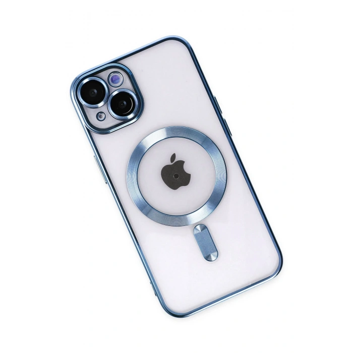 Newface iPhone 14 Plus Kılıf Kross Magneticsafe Kapak - Sierra Blue