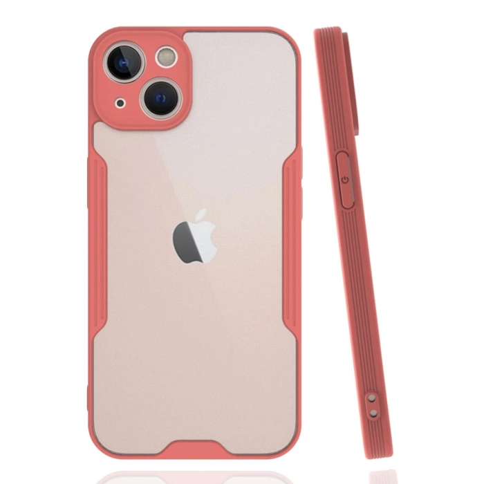 Newface iPhone 14 Plus Kılıf Platin Silikon - Pembe