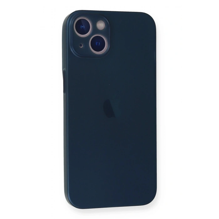 Newface iPhone 14 Plus Kılıf PP Ultra İnce Kapak - Mavi