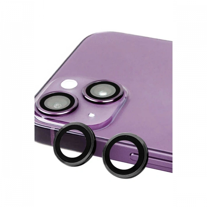 Newface iPhone 14 Plus Raze Metal Kamera Lens - Siyah