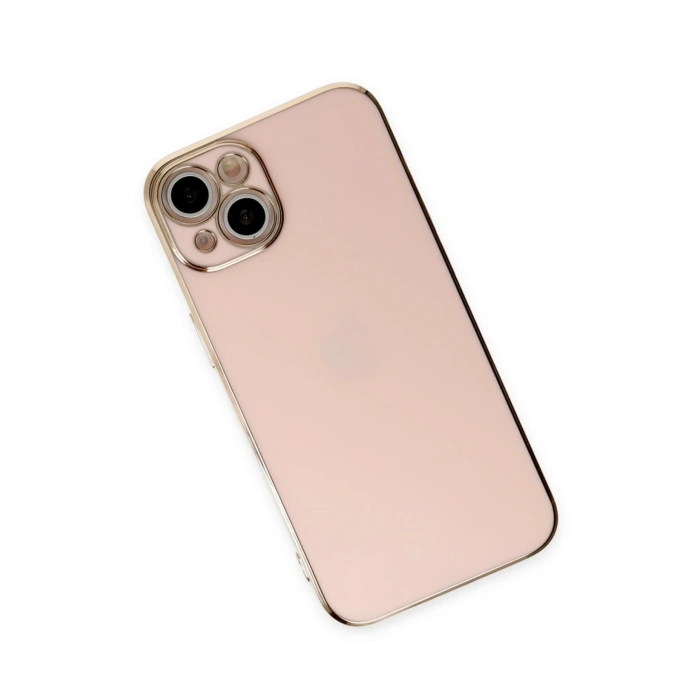 Newface iPhone 15 Kılıf Volet Silikon - Pembe