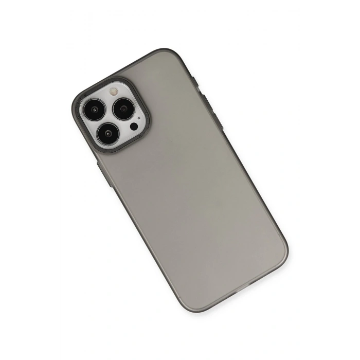 Newface iPhone 15 Pro Kılıf Modos Metal Kapak - Siyah