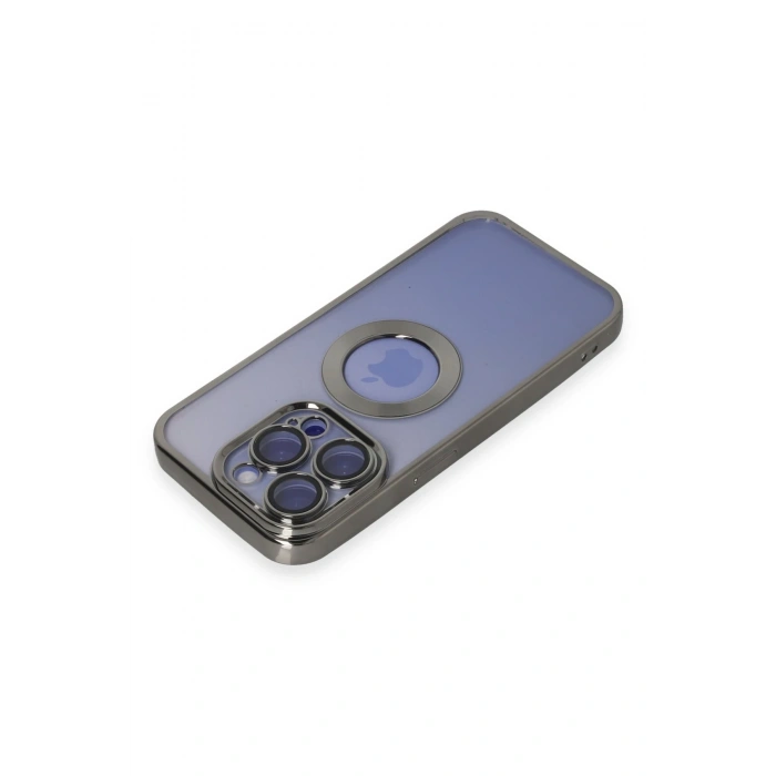 Newface iPhone 15 Pro Kılıf Slot Silikon - Titan Gri