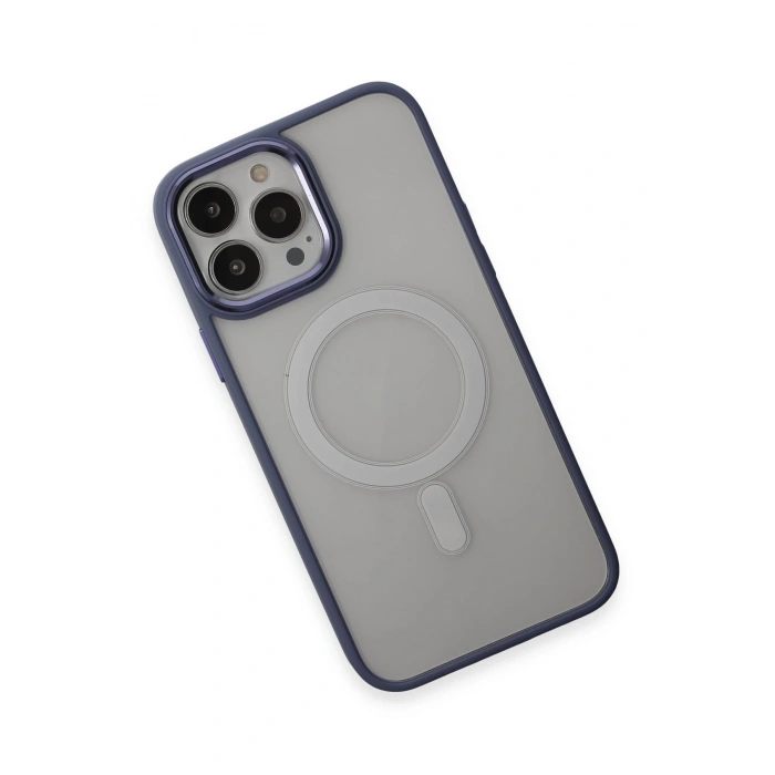 Newface iPhone 15 Pro Max Kılıf Room Magneticsafe Silikon - Sierra Blue