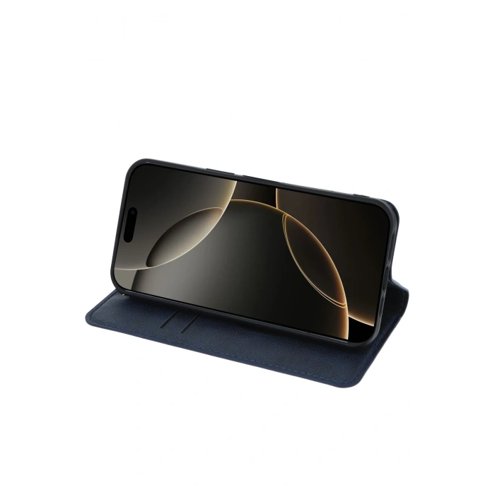 Newface iPhone 15 Pro Max Kılıf Trend S Plus Kapaklı Kılıf - Koyu Yeşil