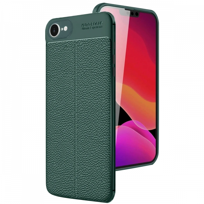 Newface iPhone 16E Kılıf Auto Focus Kapak - Koyu Yeşil