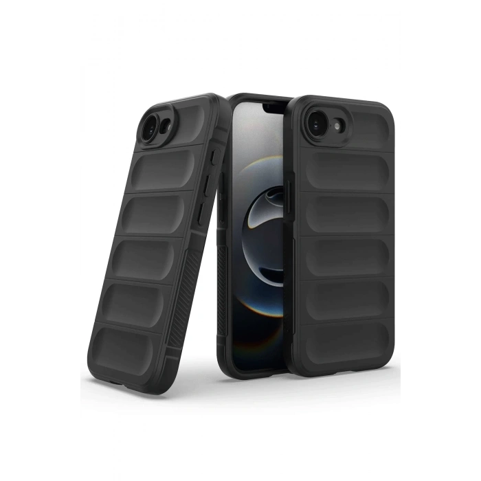 Newface iPhone 16E Kılıf Optimum Silikon - Siyah