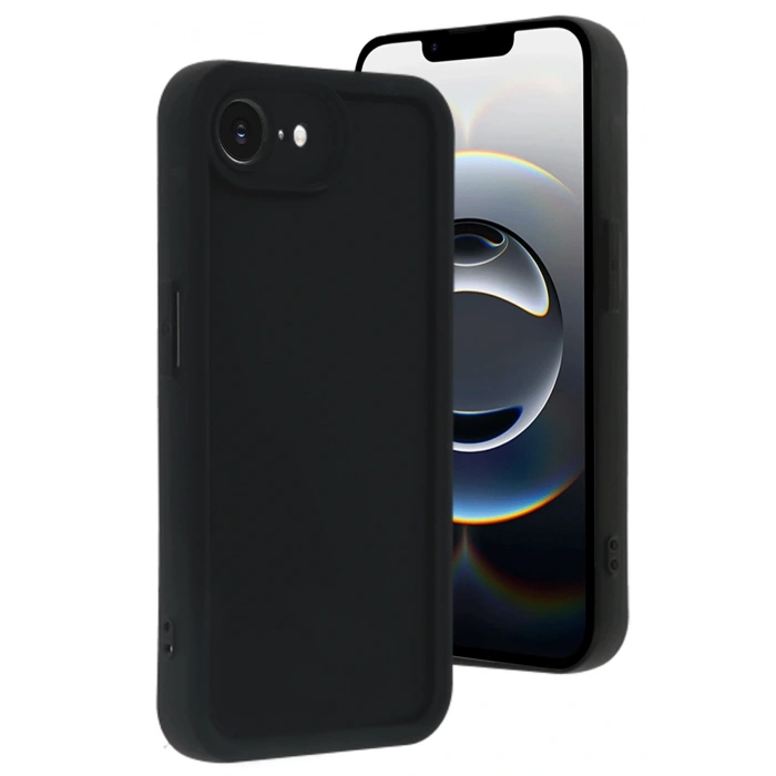 Newface iPhone 16E Kılıf Viera Silikon - Siyah