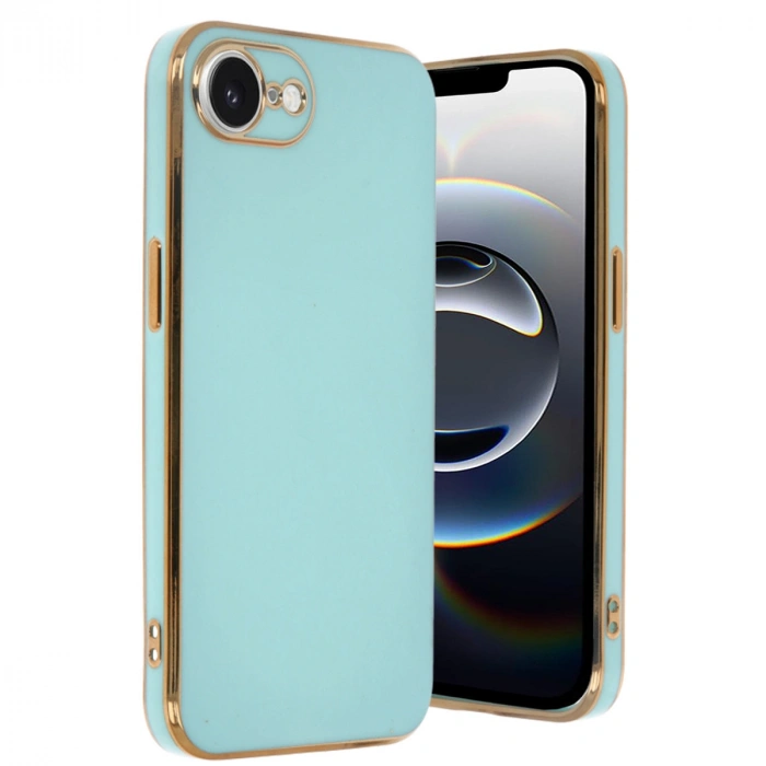 Newface iPhone 16E Kılıf Volet Silikon - Açık Yeşil