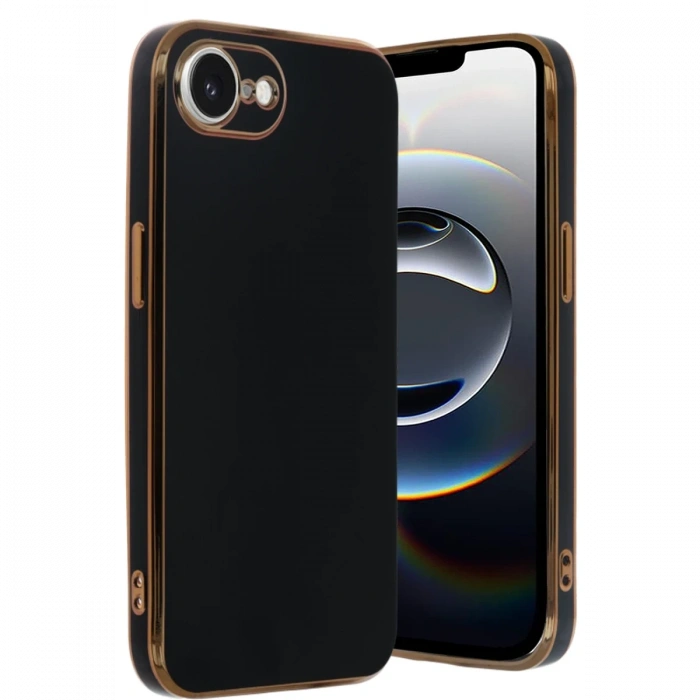 Newface iPhone 16E Kılıf Volet Silikon - Siyah