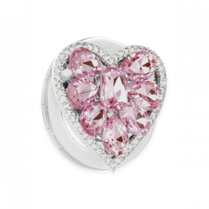 Newface Kickstand Taşlı Magsafe Stand - Pembe