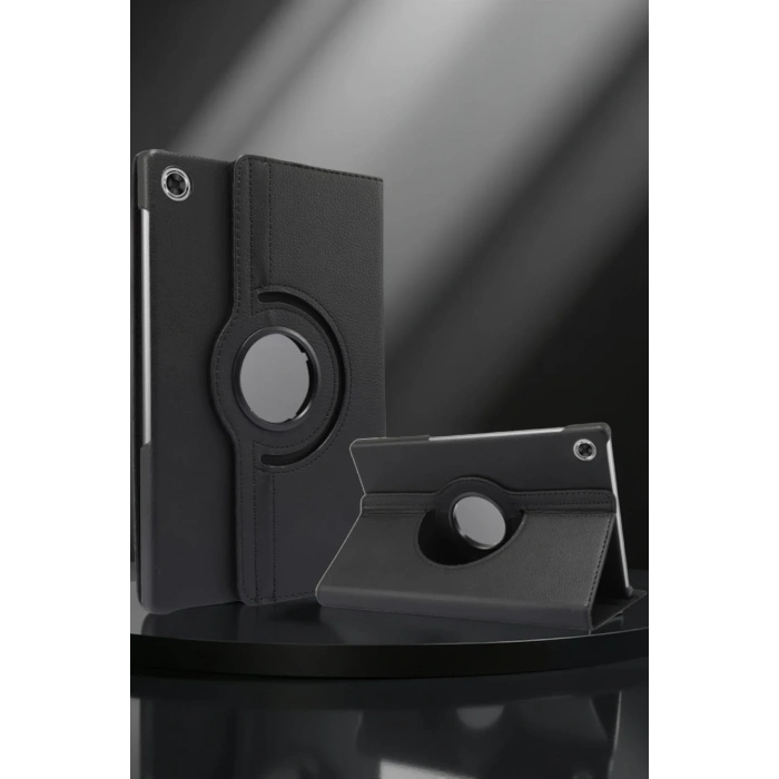 Newface Lenovo Tab M10 TB311FU Kılıf 360 Tablet Deri Kılıf - Siyah