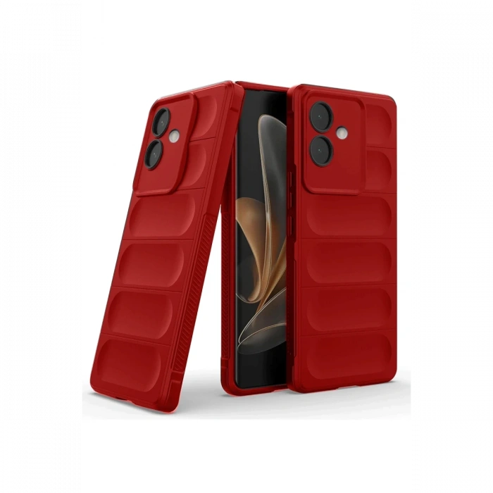 Newface Oppo A3 Kılıf Optimum Silikon - Kırmızı