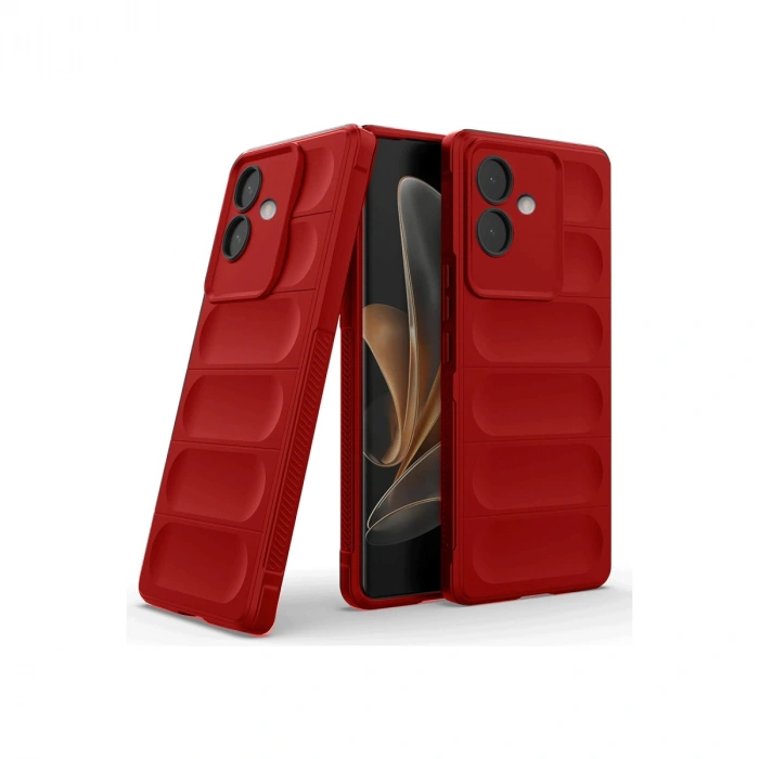 Newface Oppo A3 Kılıf Optimum Silikon - Kırmızı