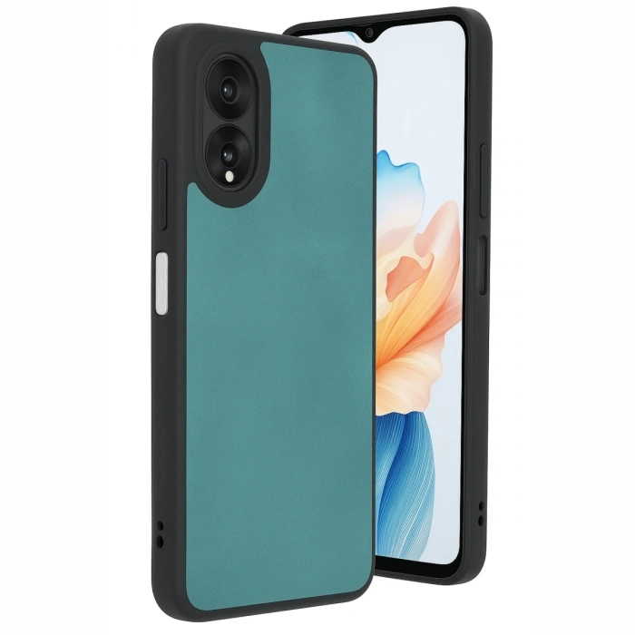 Newface Oppo A38 Kılıf Aras Deri Kapak - Açık Yeşil