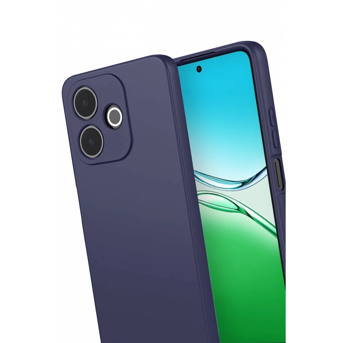 Newface Oppo A5 Pro 4G First Silikon - Lacivert