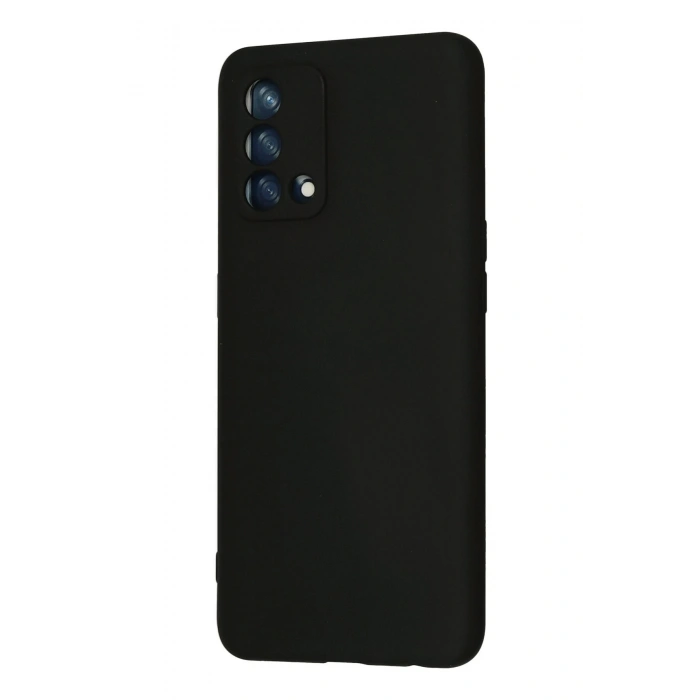 Newface Oppo A74 4G Kılıf Nano içi Kadife Silikon - Siyah