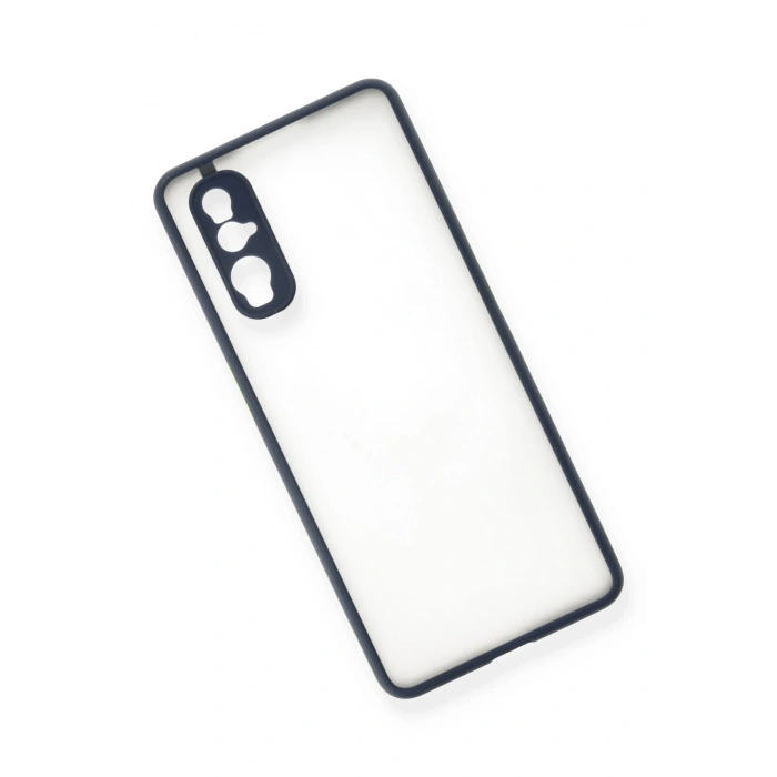 Newface Oppo Find X2 Kılıf Montreal Silikon Kapak - Lacivert