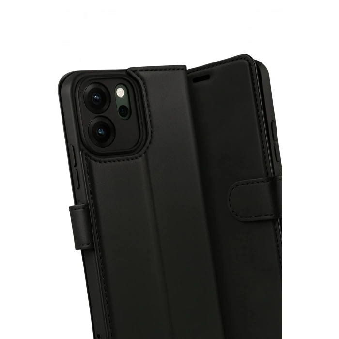 Newface Oppo Reno 14F Trend S Plus Kapaklı Kılıf - Siyah