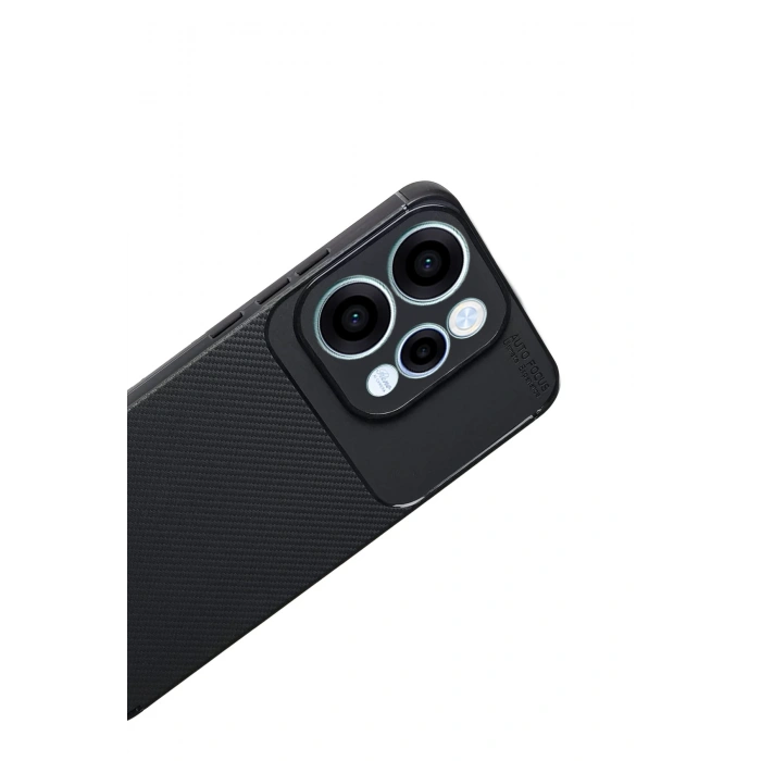 Newface Oppo Reno 15 Auto Focus Karbon Kapak - Siyah