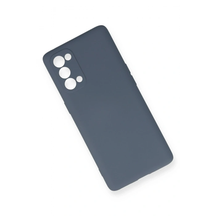 Newface Oppo Reno 5 Pro Kılıf Nano içi Kadife Silikon - Gri