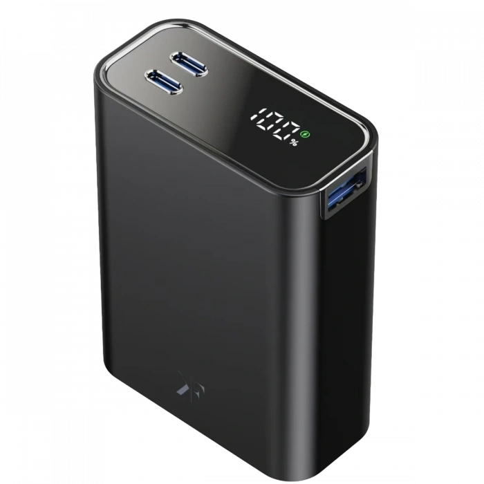 Newface PW501 20.000 mAh Dijital Göstergeli 2 Adet 45W Type-C ve 22.5W USB Çıkışlı Şarj PD Hızlı Şarj Powerbank - Siyah