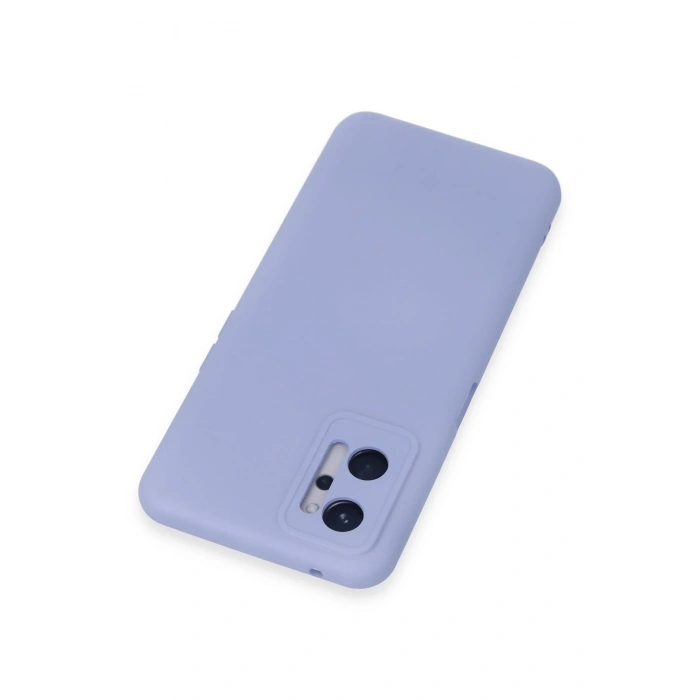 Newface Realme 9i 4G Kılıf Nano içi Kadife Silikon - Lila