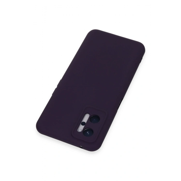 Newface Realme 9i 4G Kılıf Nano içi Kadife Silikon - Mor