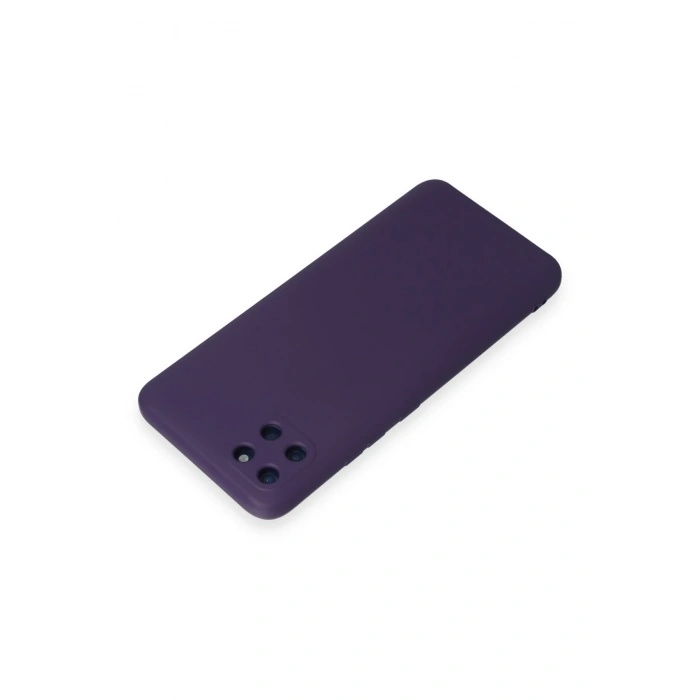 Newface Realme C11 Kılıf Nano içi Kadife Silikon - Mor