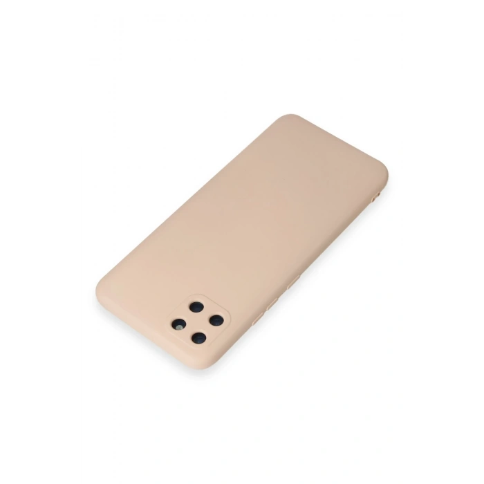 Newface Realme C11 Kılıf Nano içi Kadife Silikon - Pudra