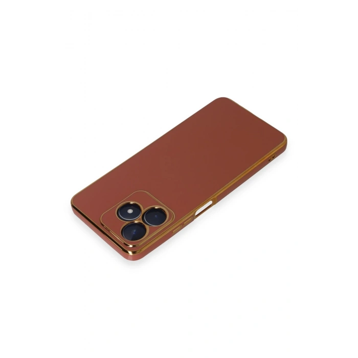 Newface Realme C53 Kılıf Volet Silikon - Kırmızı