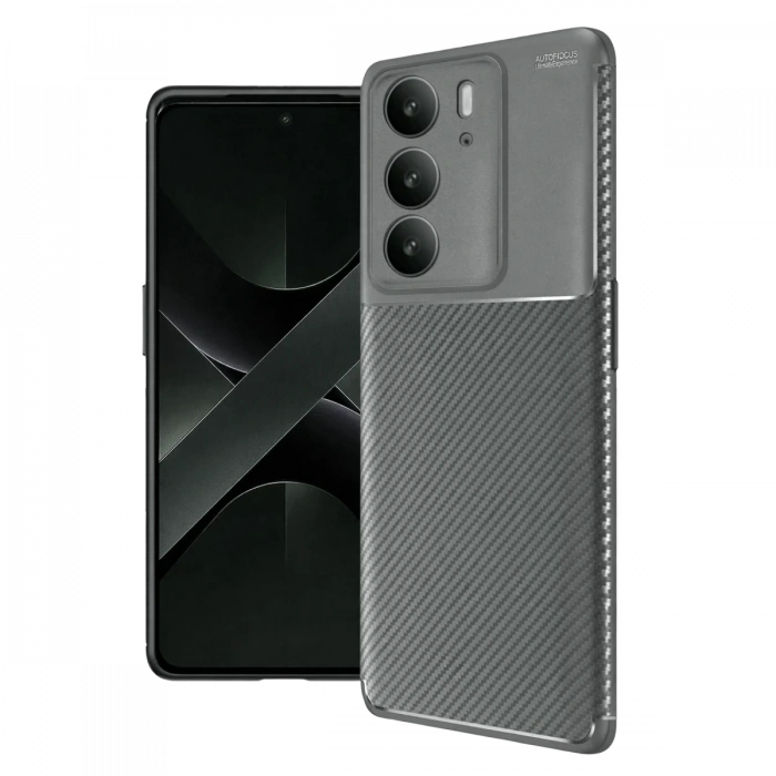 Newface Realme C75 4G Auto Focus Karbon Kapak - Gri