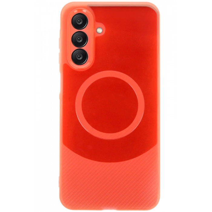 Newface Samsung A16 5G Kılıf Maya Karbon Kapak - Kırmızı