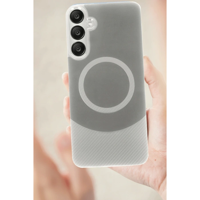 Newface Samsung A36 Kılıf Maya Karbon Kapak - Siyah