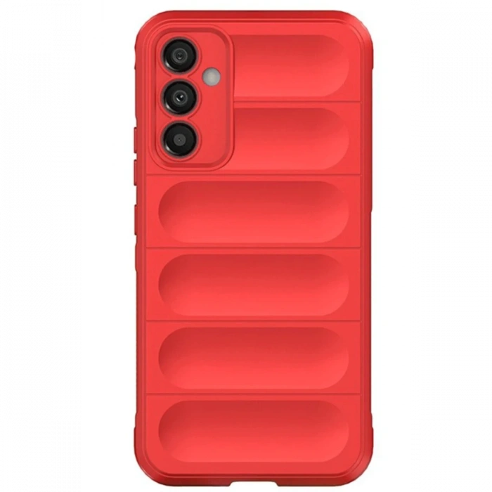 Newface Samsung A56 Kılıf Optimum Silikon - Kırmızı