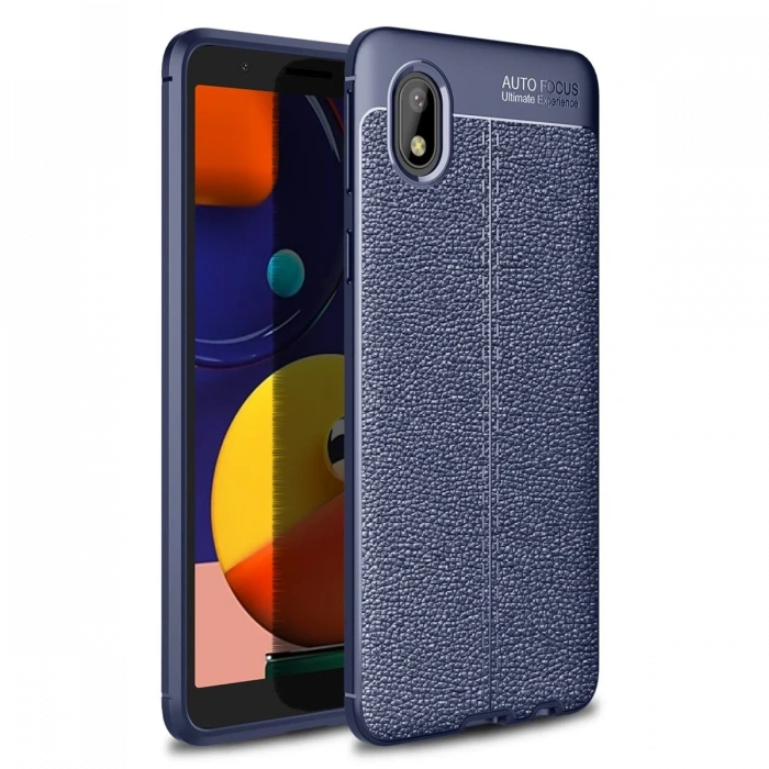 Newface Samsung Galaxy A01 Core Kılıf Auto Focus Kapak - Lacivert