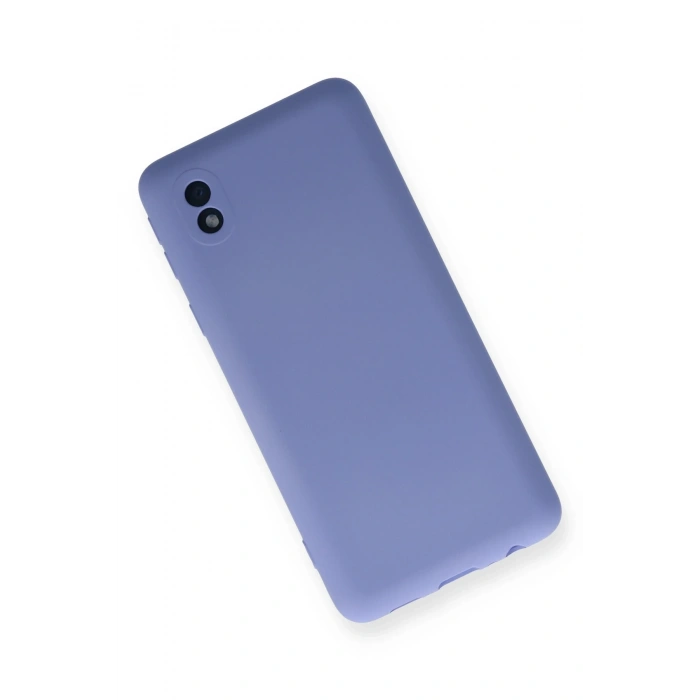 Newface Samsung Galaxy A01 Core Kılıf Nano içi Kadife Silikon - Lila