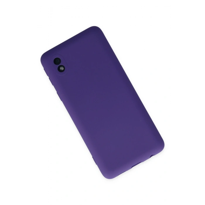 Newface Samsung Galaxy A01 Core Kılıf Nano içi Kadife Silikon - Mor