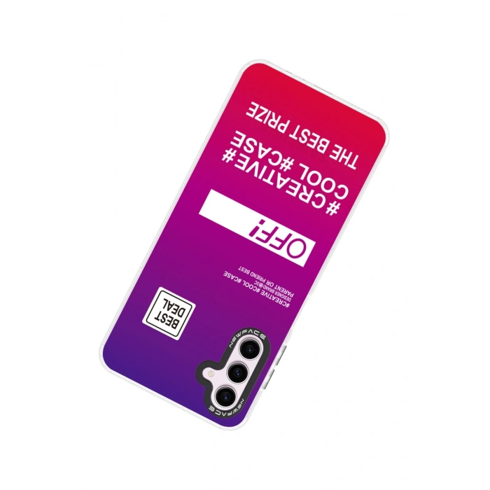 Newface Samsung Galaxy A04S Kılıf Estoril Desenli Kapak - Estoril - 9