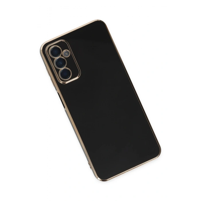 Newface Samsung Galaxy A04S Kılıf Volet Silikon - Siyah