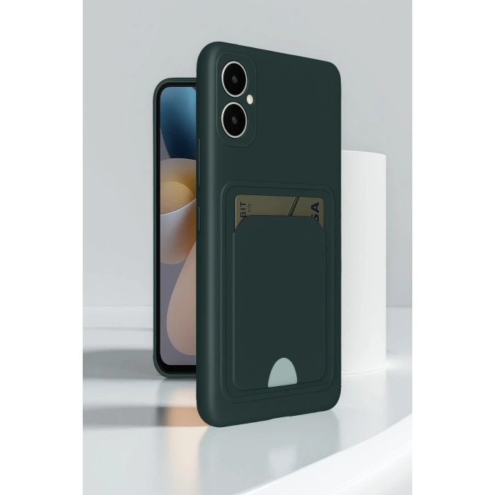 Newface Samsung Galaxy A05 Kelvin Kartvizitli Silikon - Siyah