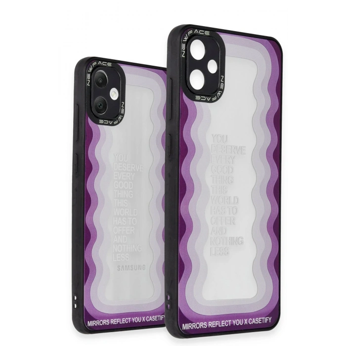 Newface Samsung Galaxy A05 Kılıf Mirror Desenli Kapak - Mirror - 5