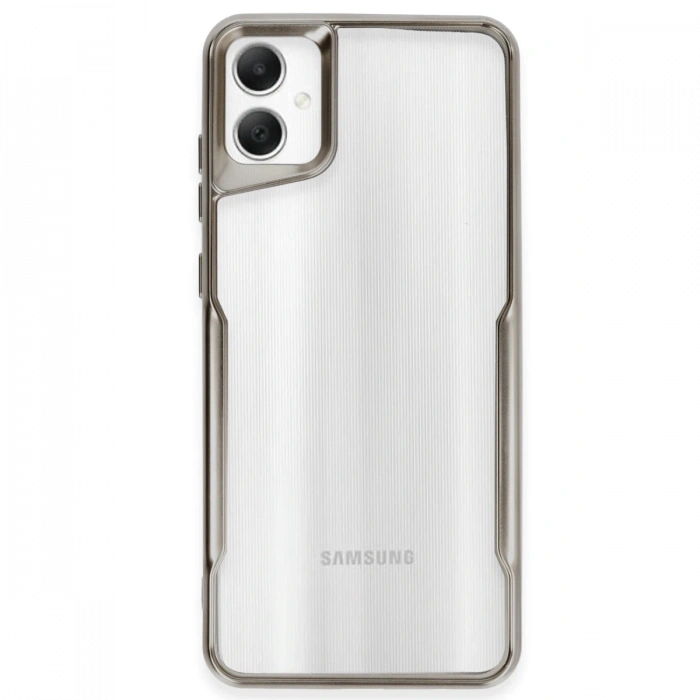 Newface Samsung Galaxy A06 Kılıf Boyi Silikon Kapak - Titan Gri