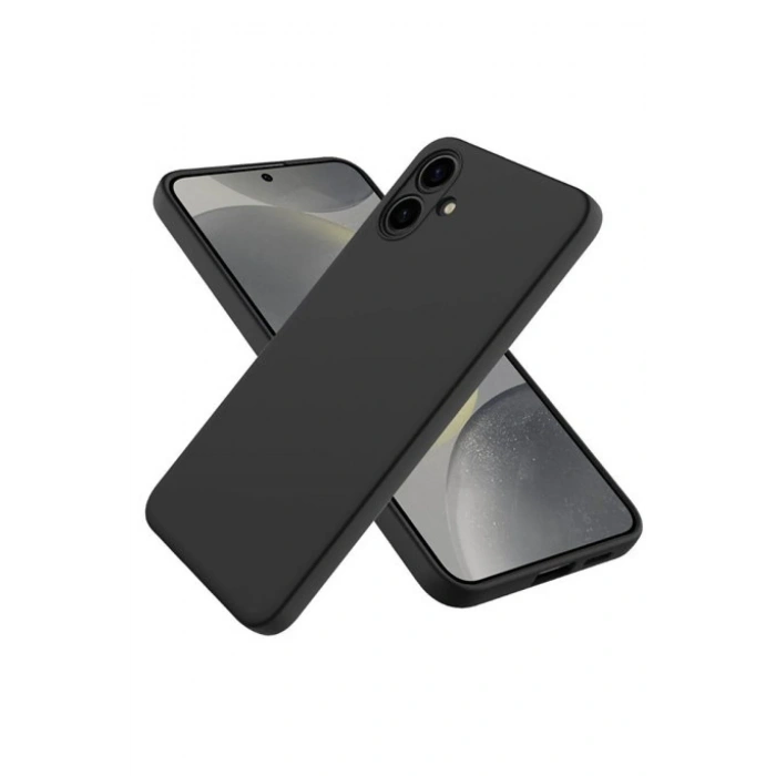 Newface Samsung Galaxy A06 Kılıf First Silikon - Siyah