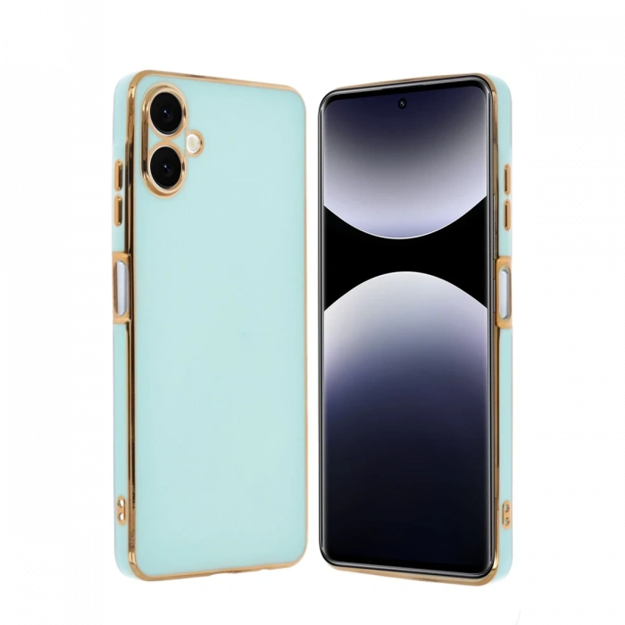 Newface Samsung Galaxy A06 Kılıf Volet Silikon - Açık Yeşil